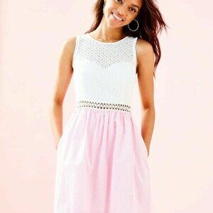 NWOT Lilly Pulitzer Alivia Seersucker Dress (2)